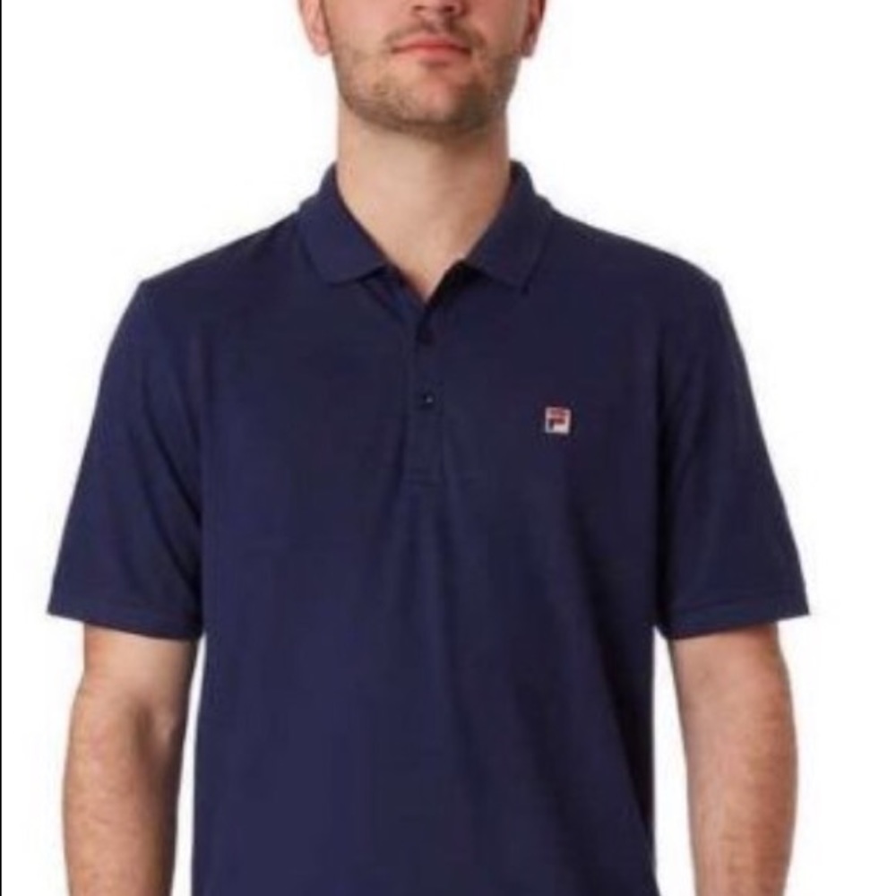 Brand new 2X navy blue men’s Fila polo shirt
